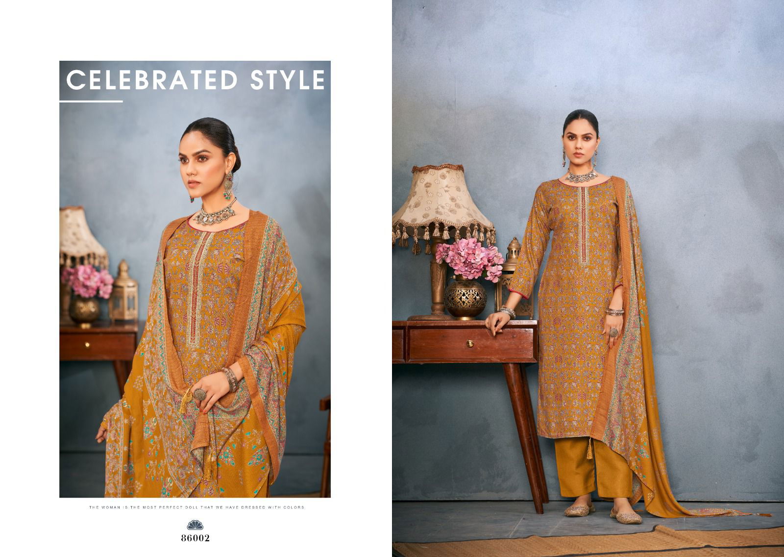 Adaah Vol 2 By Nishant Designer Viscose Pashmina Dress Material Wholesale Market in Surat
